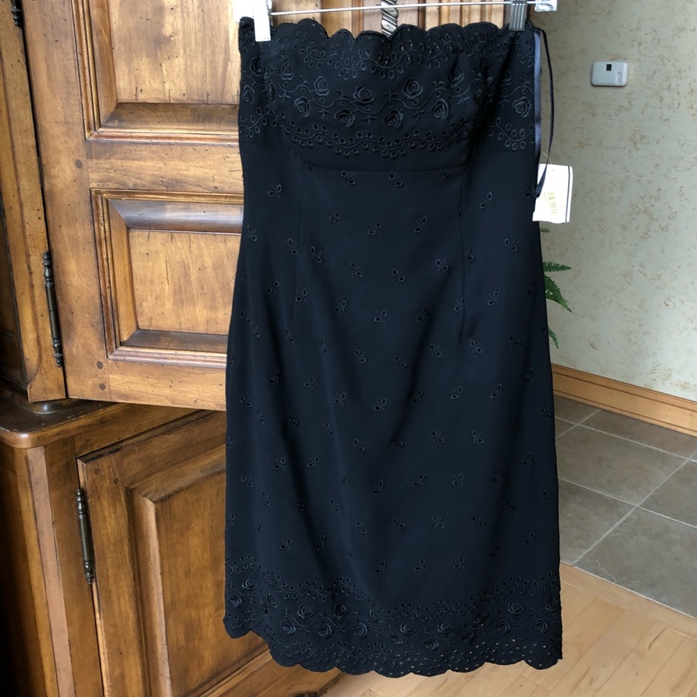 Spencer Jeremy strapless black party dress